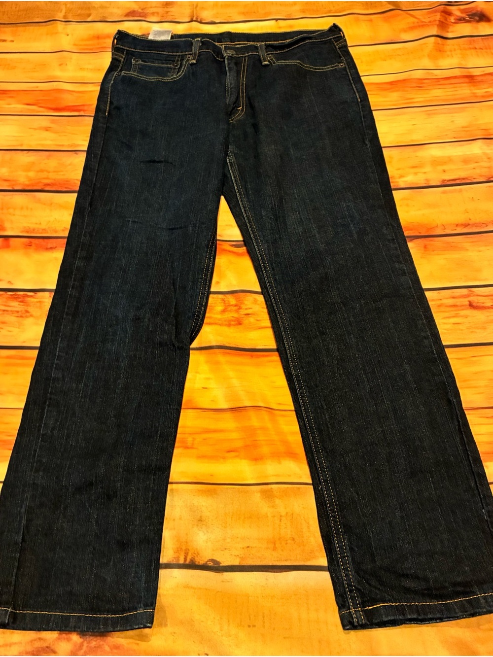 Levi's 541 Athletic Fit Jeans Mens 33x30 Dark Wash Denim Tapered Leg Pants